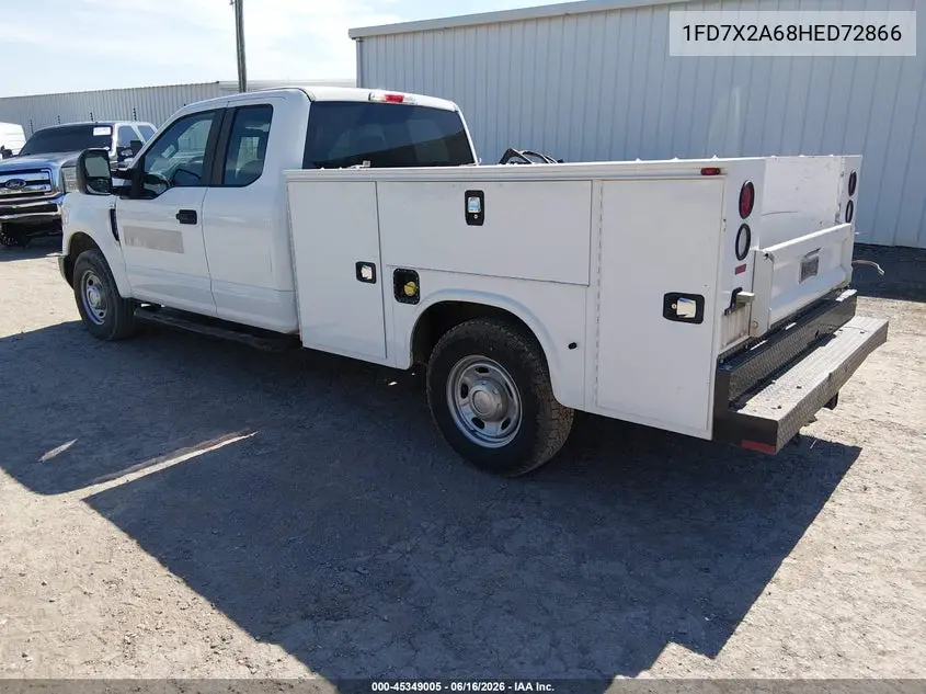 2017 Ford F-250 Xl VIN: 1FD7X2A68HED72866 Lot: 45349005