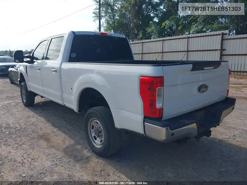2017 Ford F-250 Xlt VIN: 1FT7W2BT5HEB51303 Lot: 45393158