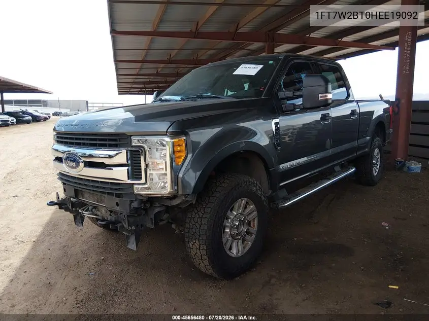 2017 Ford F-250 King Ranch/Lariat/Platinum/Xl/Xlt VIN: 1FT7W2BT0HEE19092 Lot: 45656480