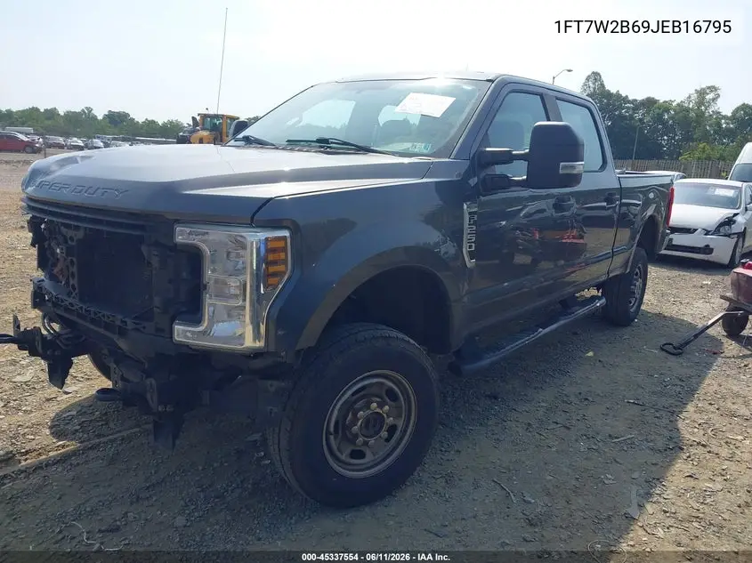 2018 Ford F-250 Xl VIN: 1FT7W2B69JEB16795 Lot: 45337554