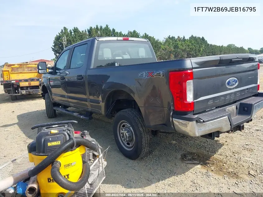 2018 Ford F-250 Xl VIN: 1FT7W2B69JEB16795 Lot: 45337554