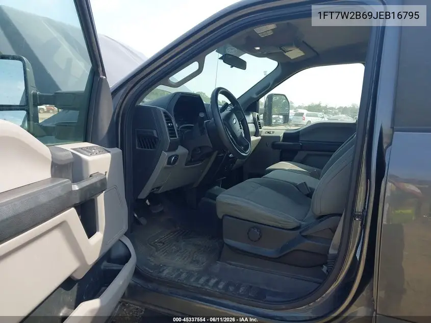 2018 Ford F-250 Xl VIN: 1FT7W2B69JEB16795 Lot: 45337554