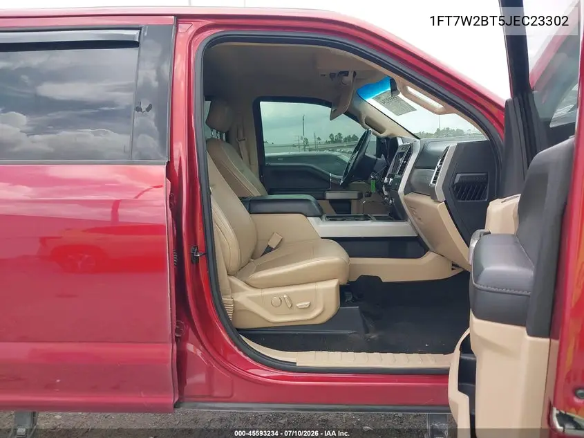 2018 Ford F-250 Lariat VIN: 1FT7W2BT5JEC23302 Lot: 45593234