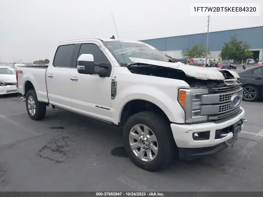 1FT7W2BT5KEE84320 2019 Ford F-250 Platinum