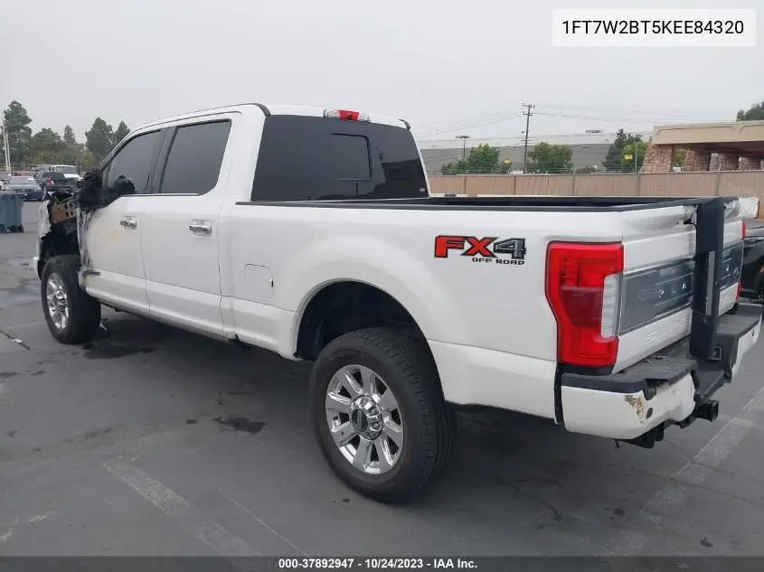 1FT7W2BT5KEE84320 2019 Ford F-250 Platinum