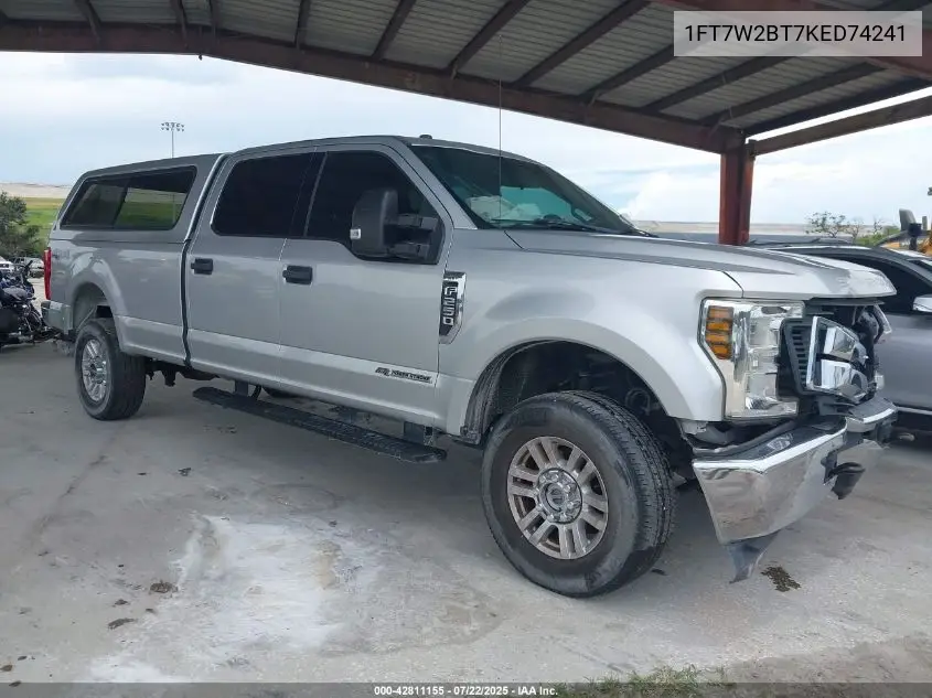 1FT7W2BT7KED74241 2019 Ford F-250 Xlt