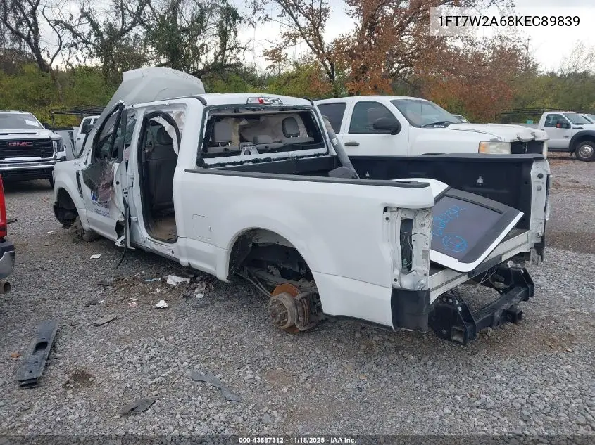 1FT7W2A68KEC89839 2019 Ford F-250 Xl