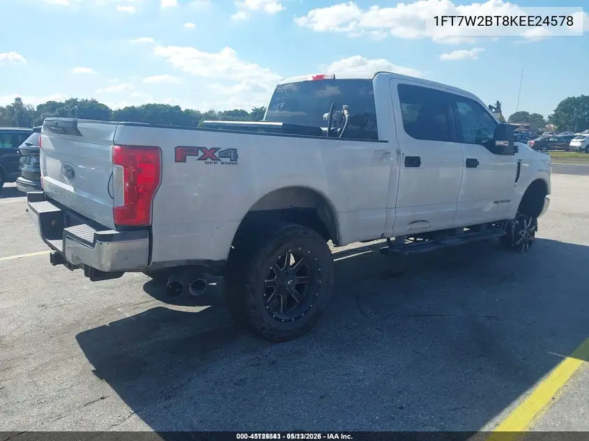 1FT7W2BT8KEE24578 2019 Ford F-250 Xlt