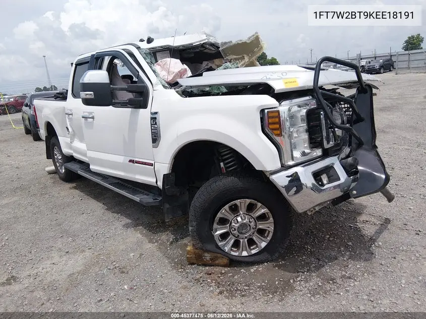 2019 Ford F-250 Xlt VIN: 1FT7W2BT9KEE18191 Lot: 45377475