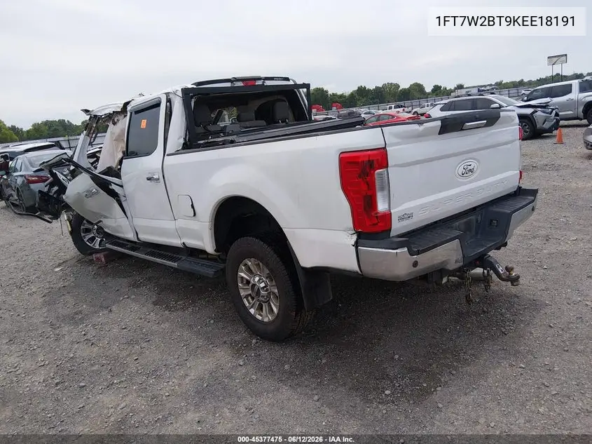 2019 Ford F-250 Xlt VIN: 1FT7W2BT9KEE18191 Lot: 45377475