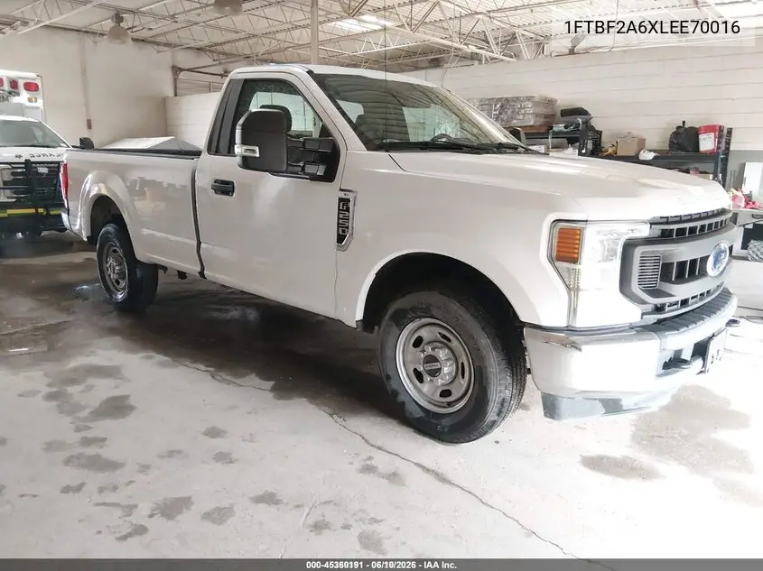 2020 Ford F-250 Xl VIN: 1FTBF2A6XLEE70016 Lot: 45360191