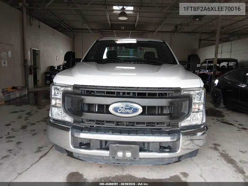 2020 Ford F-250 Xl VIN: 1FTBF2A6XLEE70016 Lot: 45360191