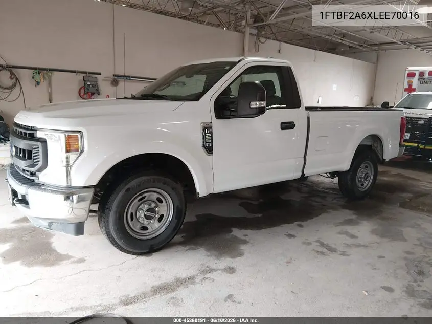 2020 Ford F-250 Xl VIN: 1FTBF2A6XLEE70016 Lot: 45360191