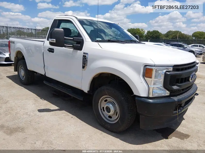 2020 Ford F-250 Xl VIN: 1FTBF2B65LEE27203 Lot: 45553473