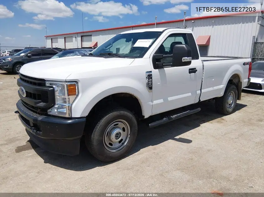 2020 Ford F-250 Xl VIN: 1FTBF2B65LEE27203 Lot: 45553473