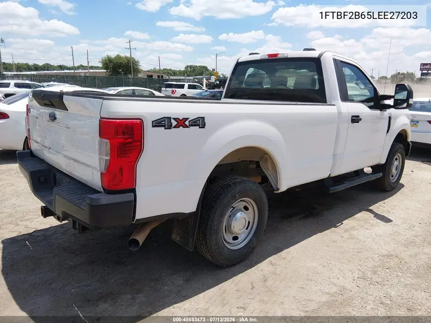 2020 Ford F-250 Xl VIN: 1FTBF2B65LEE27203 Lot: 45553473
