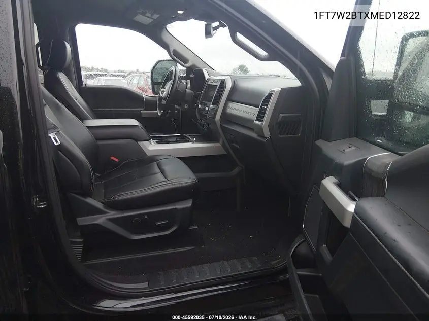 2021 Ford F-250 Lariat VIN: 1FT7W2BTXMED12822 Lot: 45592035