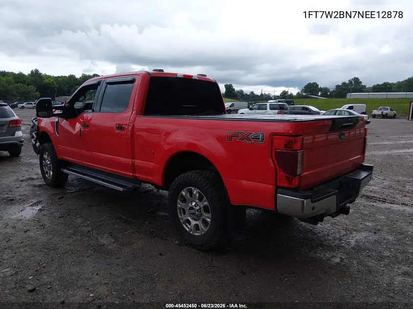 2022 Ford F-250 Lariat VIN: 1FT7W2BN7NEE12878 Lot: 45452450