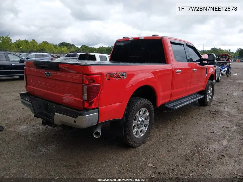 2022 Ford F-250 Lariat VIN: 1FT7W2BN7NEE12878 Lot: 45452450