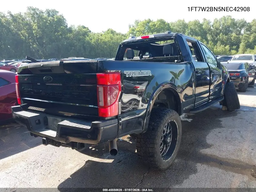 2022 Ford F-250 King Ranch/Lariat/Platinum/Xl/Xlt VIN: 1FT7W2BN5NEC42908 Lot: 45550828