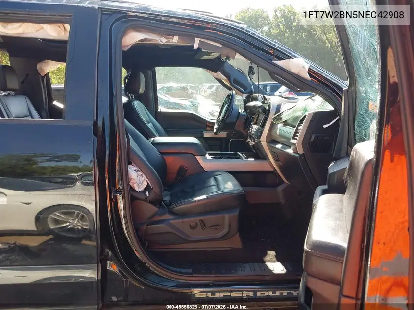 2022 Ford F-250 King Ranch/Lariat/Platinum/Xl/Xlt VIN: 1FT7W2BN5NEC42908 Lot: 45550828