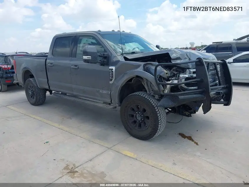 2022 Ford F-250 Lariat VIN: 1FT8W2BT6NED83571 Lot: 45569696