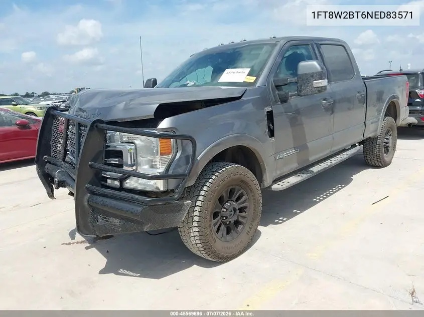 2022 Ford F-250 Lariat VIN: 1FT8W2BT6NED83571 Lot: 45569696
