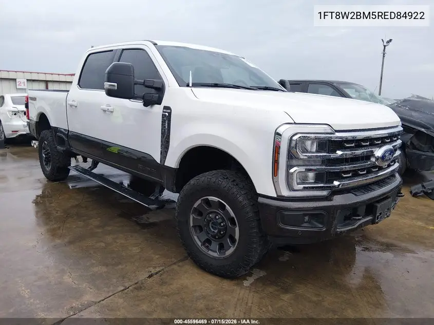 2024 Ford F-250 King Ranch VIN: 1FT8W2BM5RED84922 Lot: 45596469