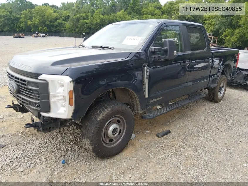 2025 Ford F-250 Xl VIN: 1FT7W2BT9SEC49855 Lot: 45515492