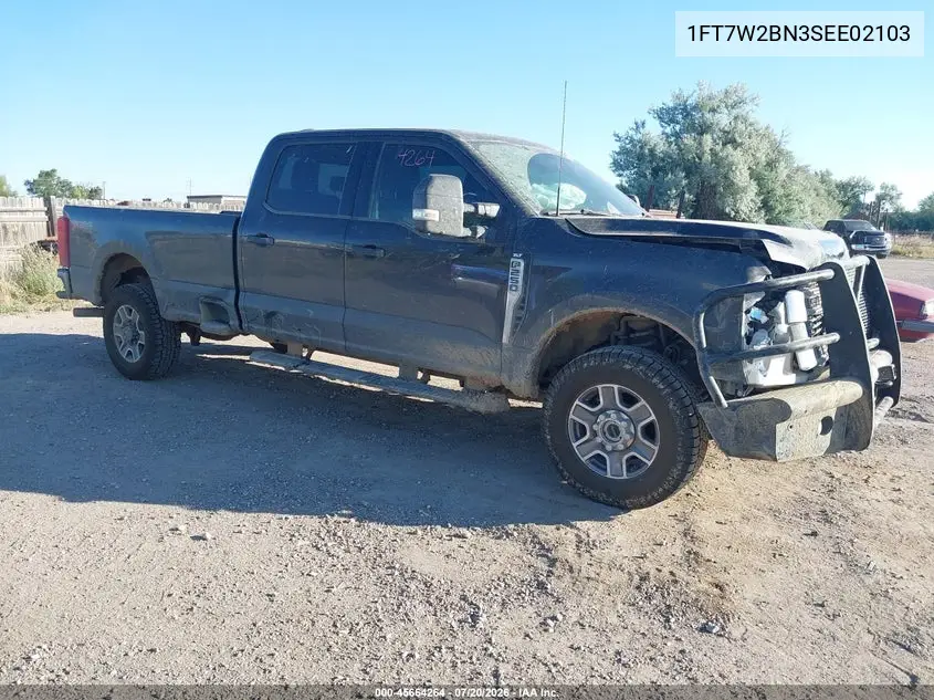 2025 Ford F-250 Xlt VIN: 1FT7W2BN3SEE02103 Lot: 45664264