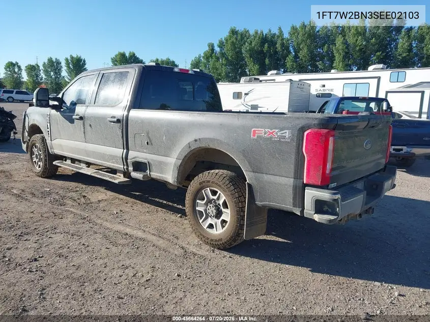 2025 Ford F-250 Xlt VIN: 1FT7W2BN3SEE02103 Lot: 45664264