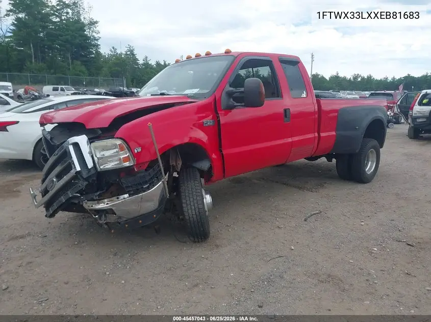 1999 Ford F-350 Lariat/Xl/Xlt VIN: 1FTWX33LXXEB81683 Lot: 45457043