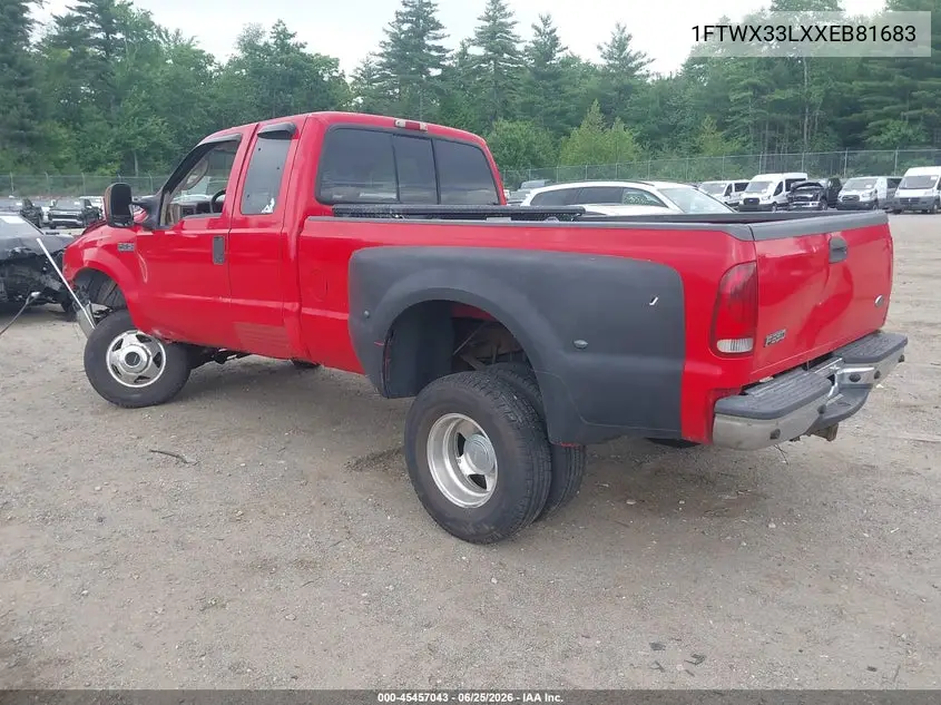 1999 Ford F-350 Lariat/Xl/Xlt VIN: 1FTWX33LXXEB81683 Lot: 45457043