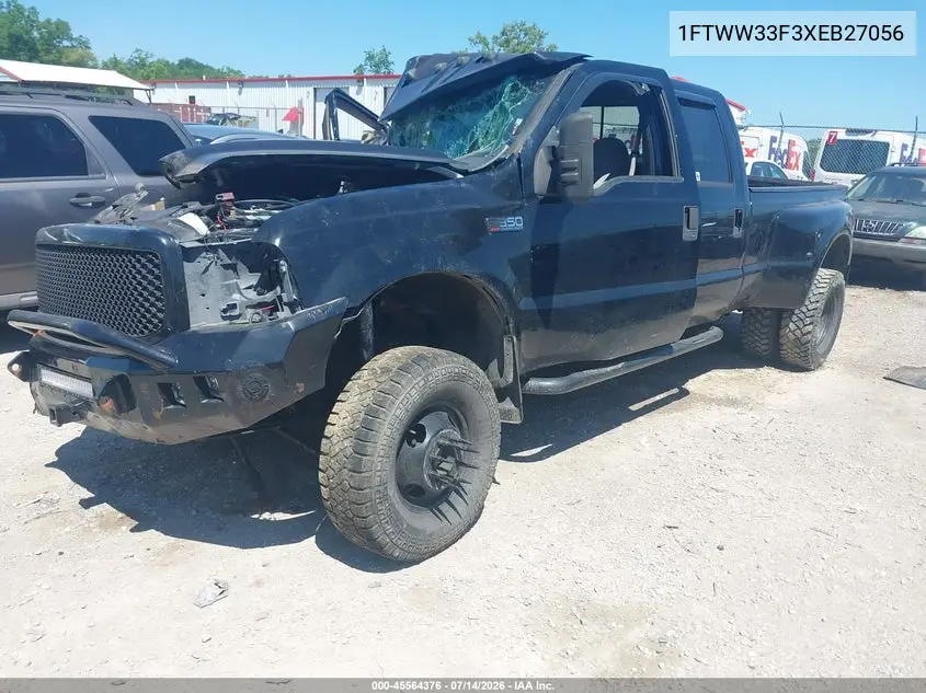1999 Ford F-350 Lariat/Xl/Xlt VIN: 1FTWW33F3XEB27056 Lot: 45564376