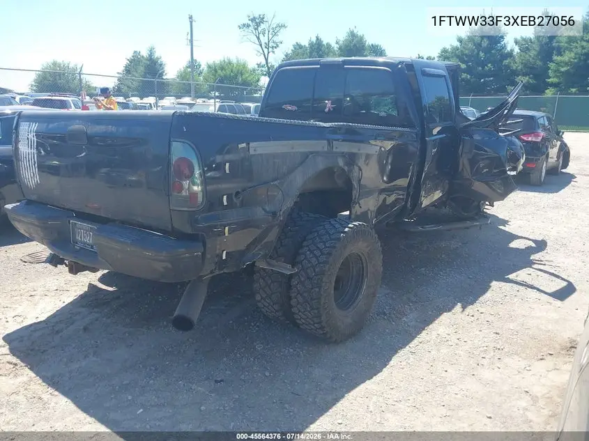 1999 Ford F-350 Lariat/Xl/Xlt VIN: 1FTWW33F3XEB27056 Lot: 45564376