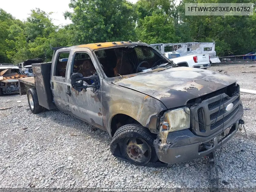 1999 Ford F-350 Lariat/Xl/Xlt VIN: 1FTWW32F3XEA16752 Lot: 45596786