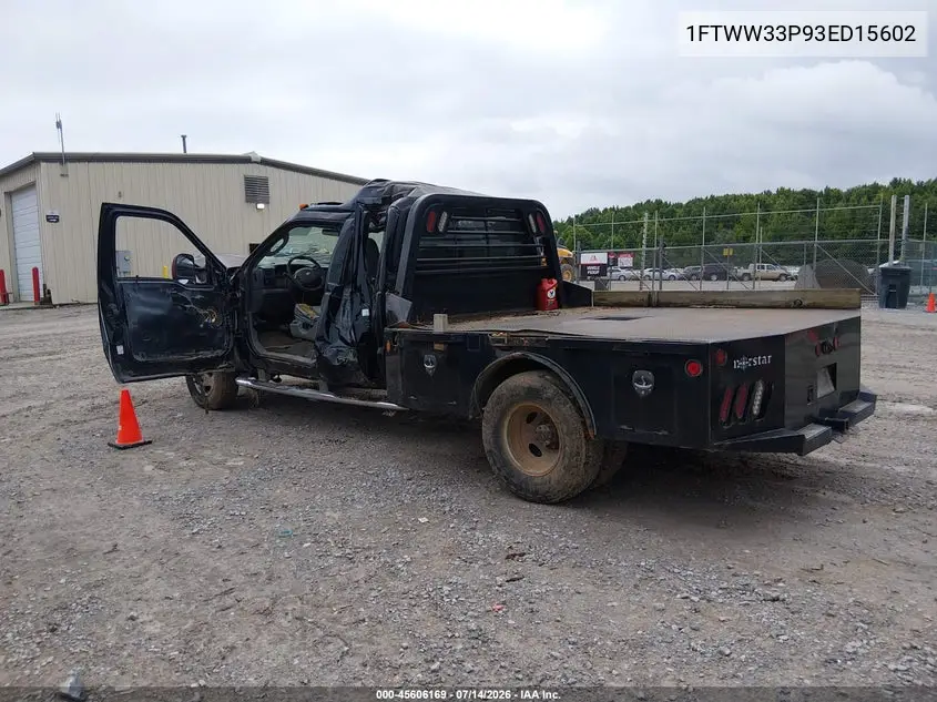 2003 Ford F-350 Lariat/Xl/Xlt VIN: 1FTWW33P93ED15602 Lot: 45606169