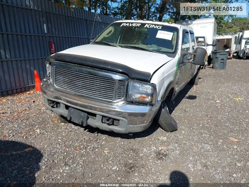 1FTSW31P54EA01285 2004 Ford F-350 Lariat/Xl/Xlt