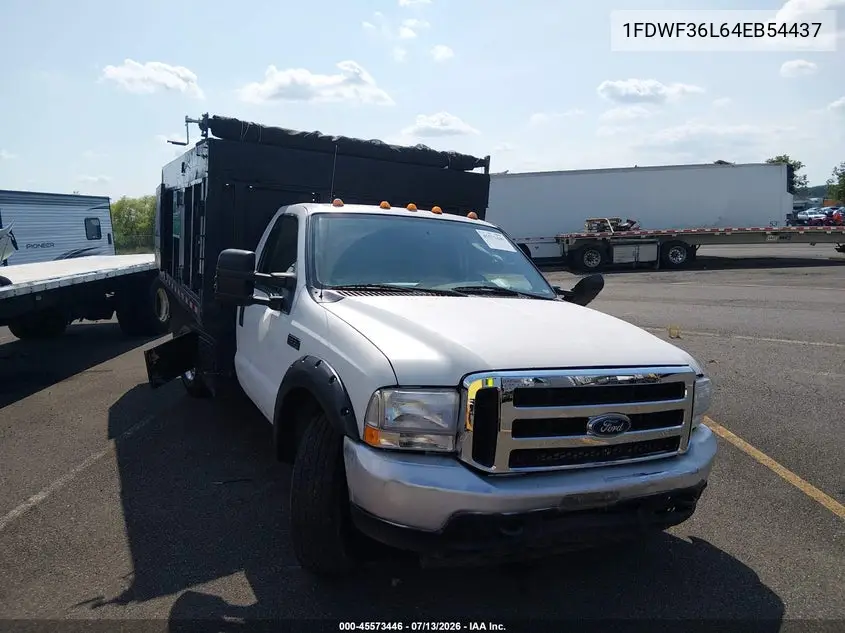 2004 Ford F-350 Xl/Xlt VIN: 1FDWF36L64EB54437 Lot: 45573446