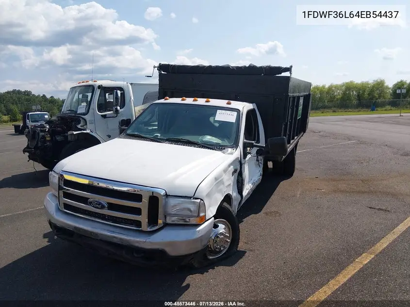 2004 Ford F-350 Xl/Xlt VIN: 1FDWF36L64EB54437 Lot: 45573446
