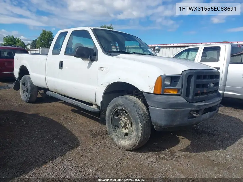 2005 Ford F-350 Lariat/Xl/Xlt VIN: 1FTWX31555EC88691 Lot: 45318923