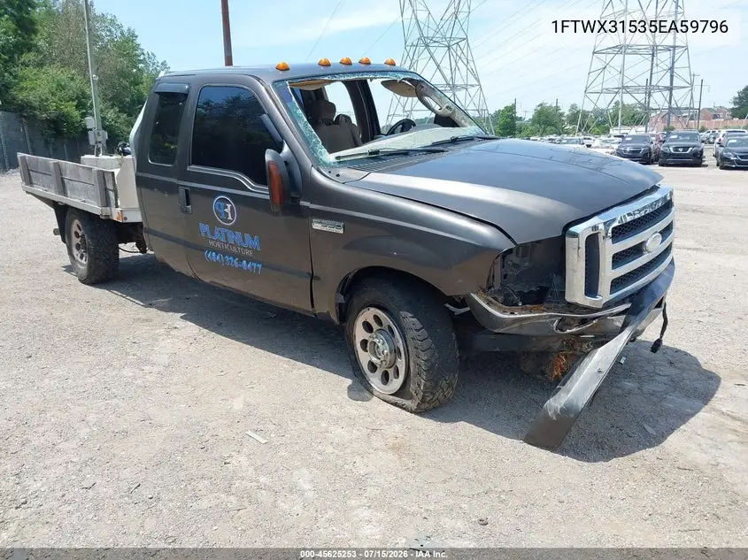 2005 Ford F-350 Lariat/Xl/Xlt VIN: 1FTWX31535EA59796 Lot: 45625253