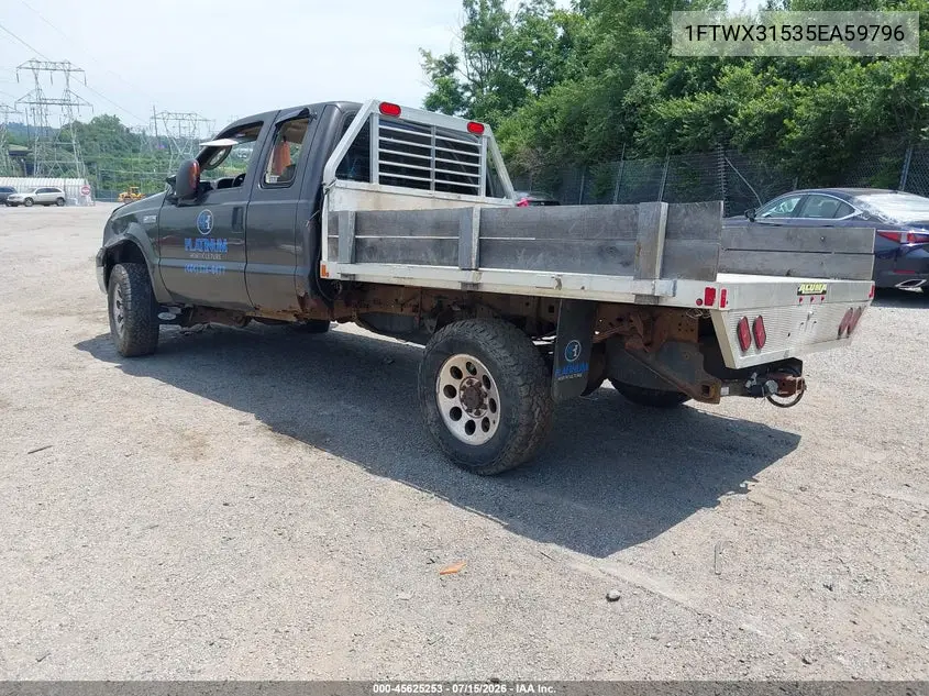 2005 Ford F-350 Lariat/Xl/Xlt VIN: 1FTWX31535EA59796 Lot: 45625253