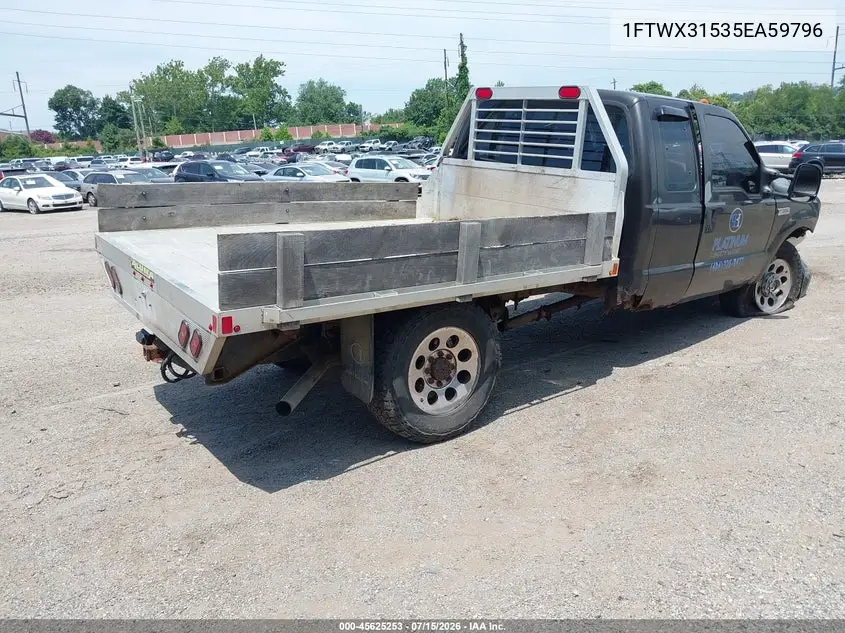 2005 Ford F-350 Lariat/Xl/Xlt VIN: 1FTWX31535EA59796 Lot: 45625253