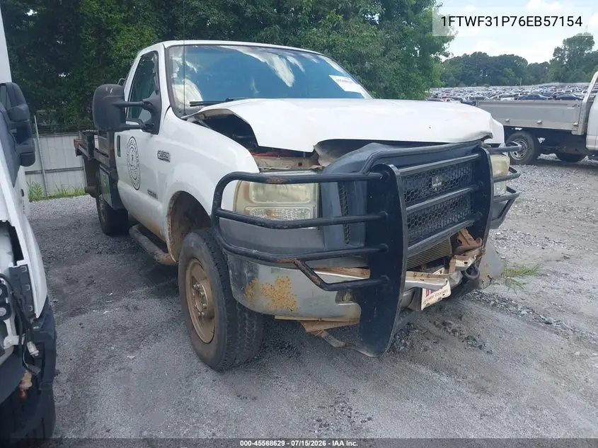 2006 Ford F-350 Xl/Xlt VIN: 1FTWF31P76EB57154 Lot: 45568629