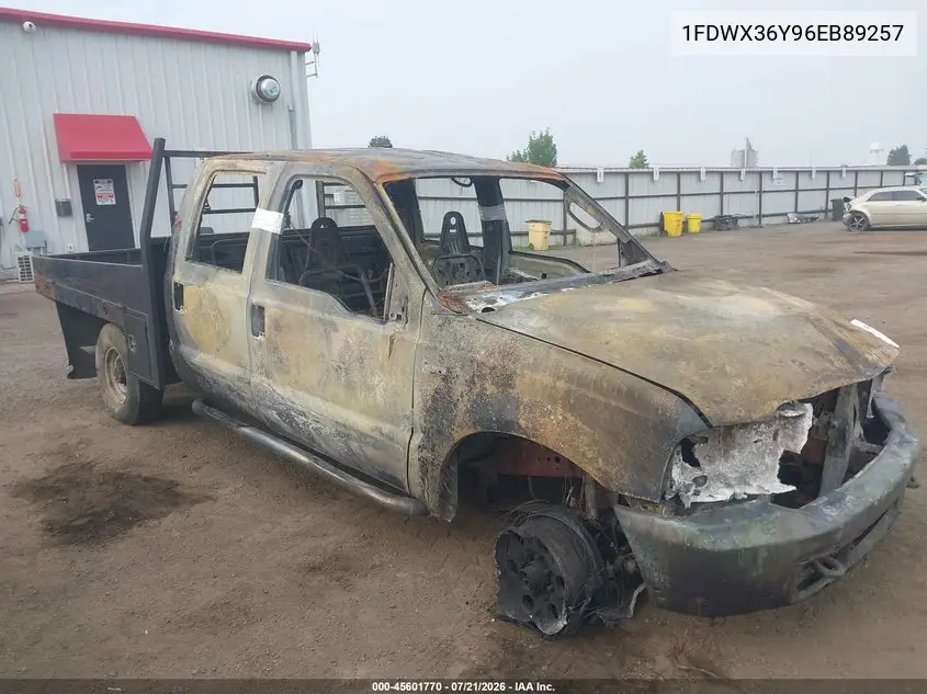 2006 Ford F-350 Chassis Lariat/Xl/Xlt VIN: 1FDWX36Y96EB89257 Lot: 45601770