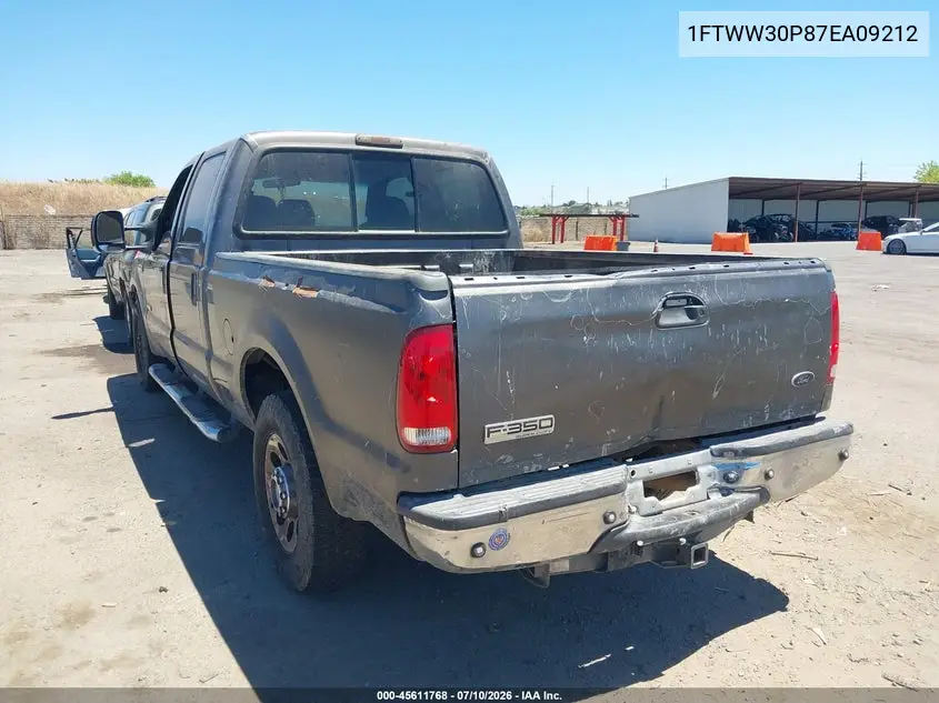 2007 Ford F-350 Lariat/Xl/Xlt VIN: 1FTWW30P87EA09212 Lot: 45611768