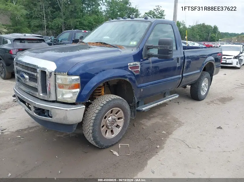 2008 Ford F-350 Xl/Xlt VIN: 1FTSF31R88EE37622 Lot: 45358825