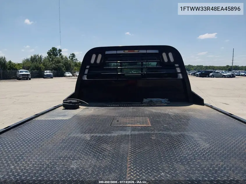 2008 Ford Super Duty F-350 Drw Fx4/King Ranch/Lariat/Xl/Xlt VIN: 1FTWW33R48EA45896 Lot: 45515805