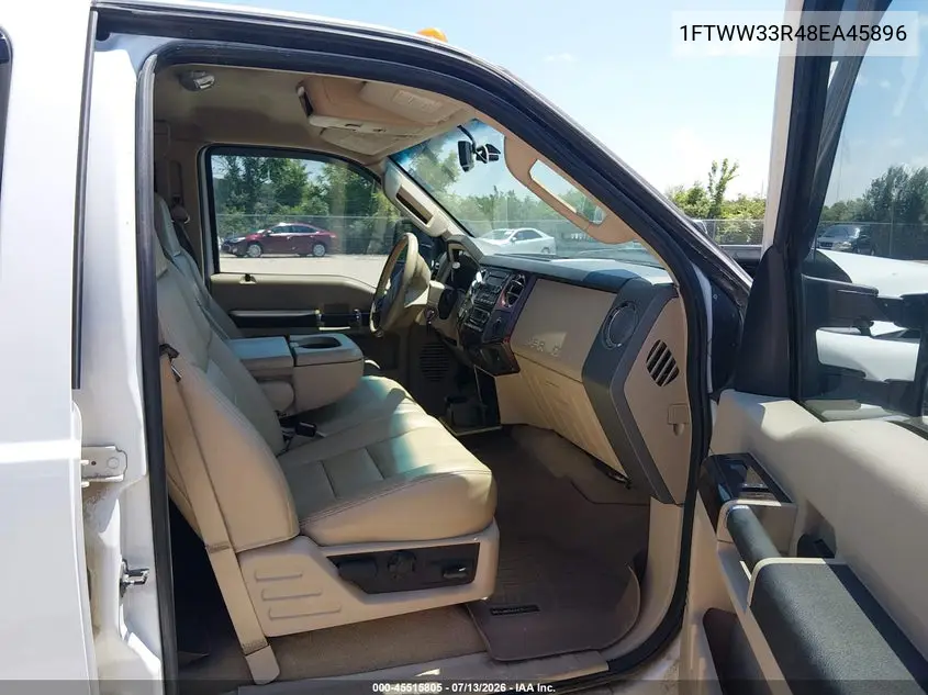 2008 Ford Super Duty F-350 Drw Fx4/King Ranch/Lariat/Xl/Xlt VIN: 1FTWW33R48EA45896 Lot: 45515805